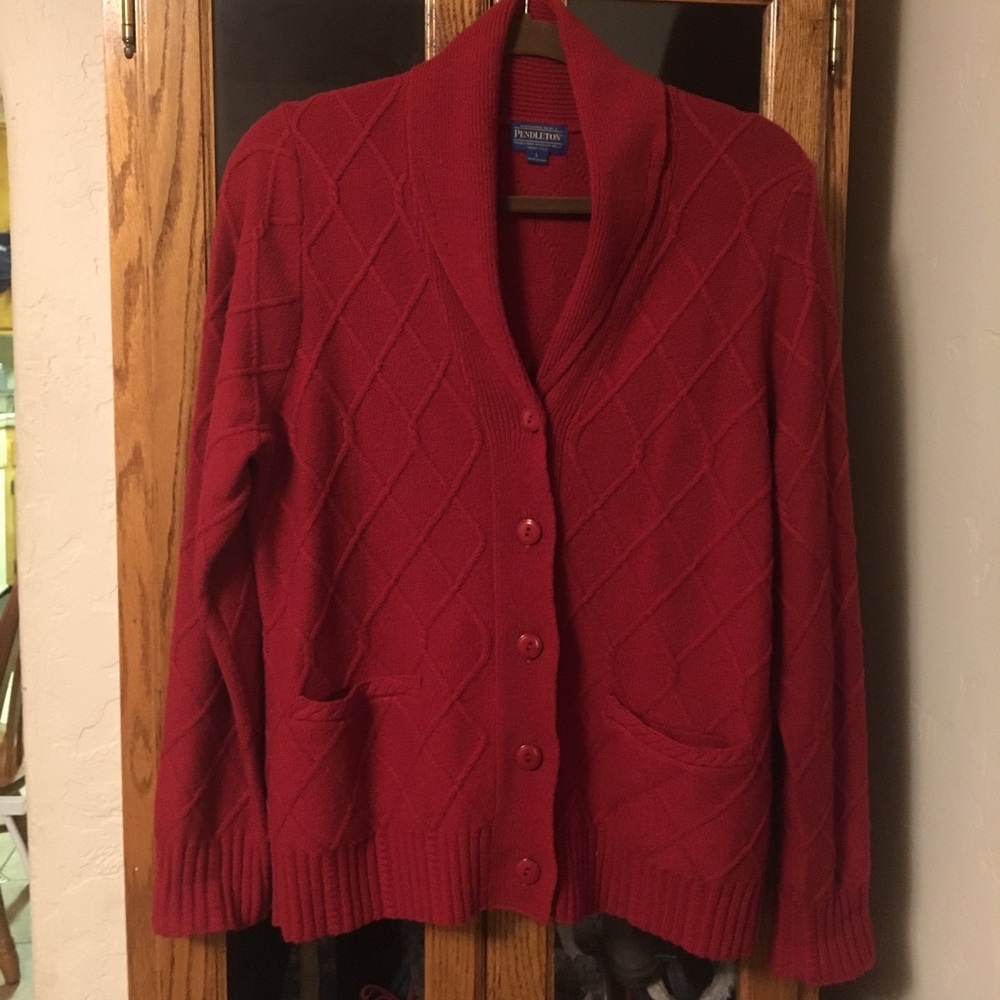 Vintage Pendleton wool button up sweater